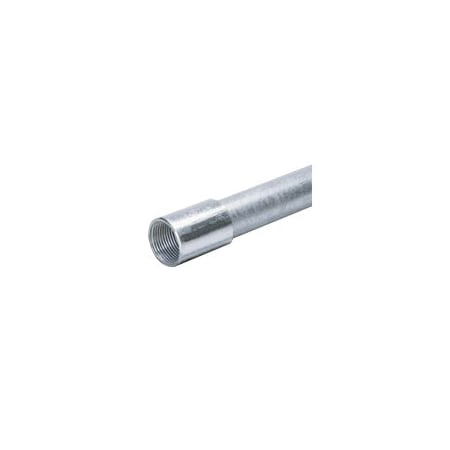 Conduit, 1-1/4 In, 10 Ft L, Steel, Hot-Dip Galvanized